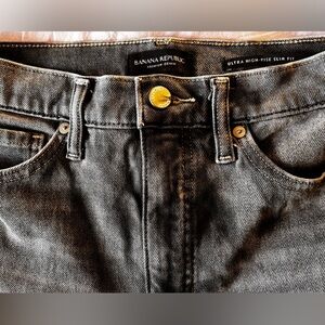 Banana Republic Charcoal Skinny Jeans